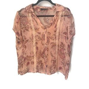 Separates by New York 100% silk blouse